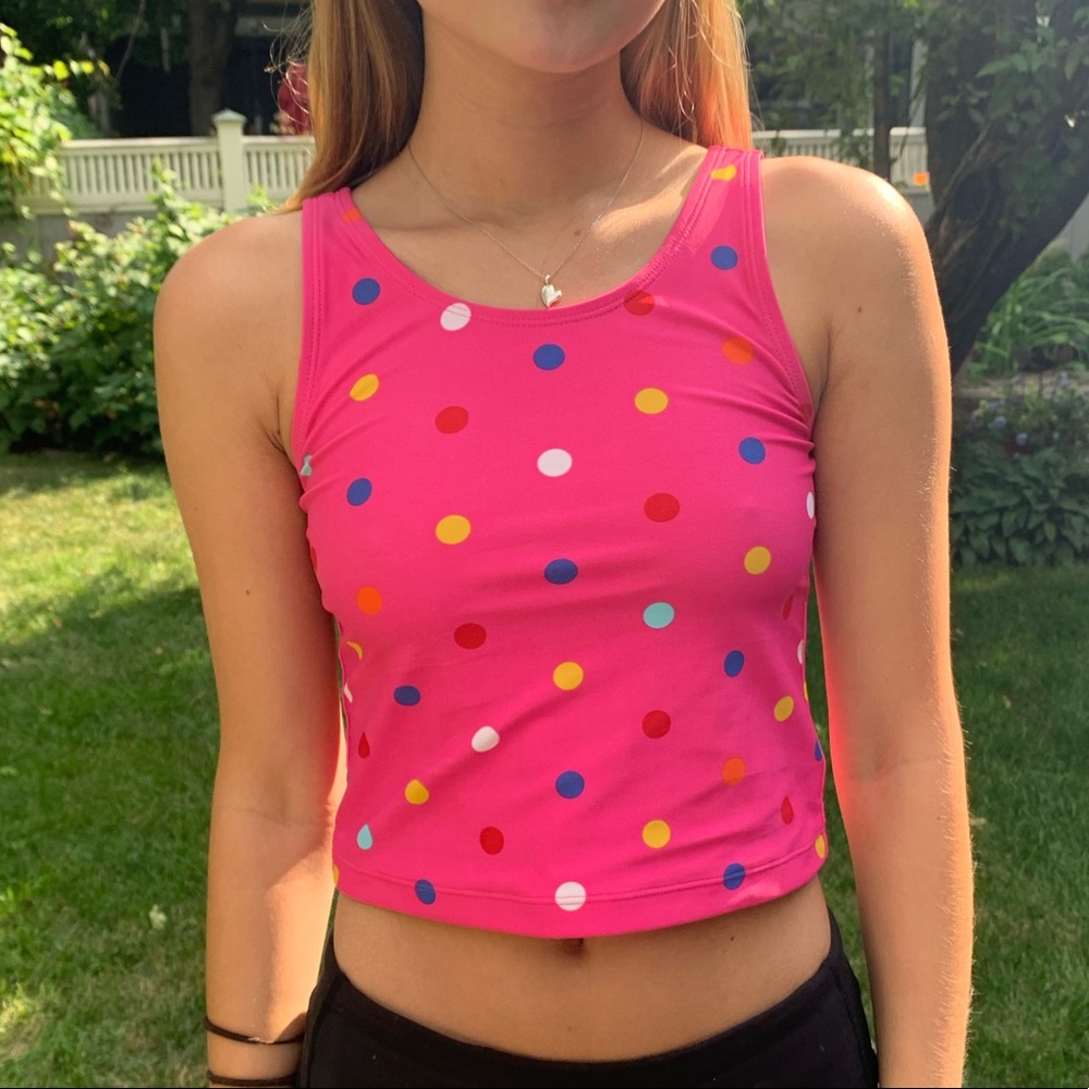 polka dot tank